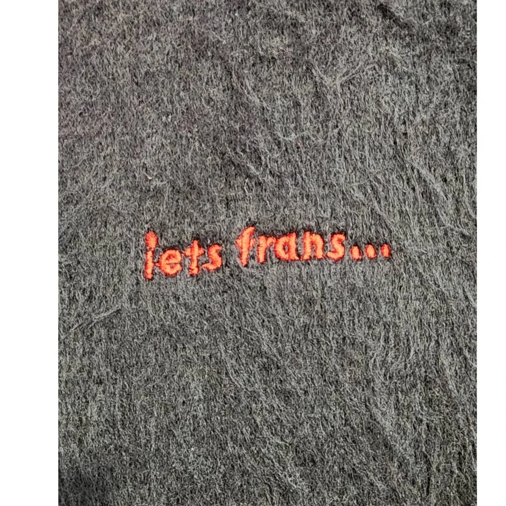 iets frans... Urban Outfitters Fluffy Knit Vest Navy Blue Unisex XL NWOT